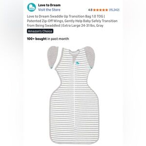 Love to Dream Swaddle Up Transition Bag 1.0 TOG